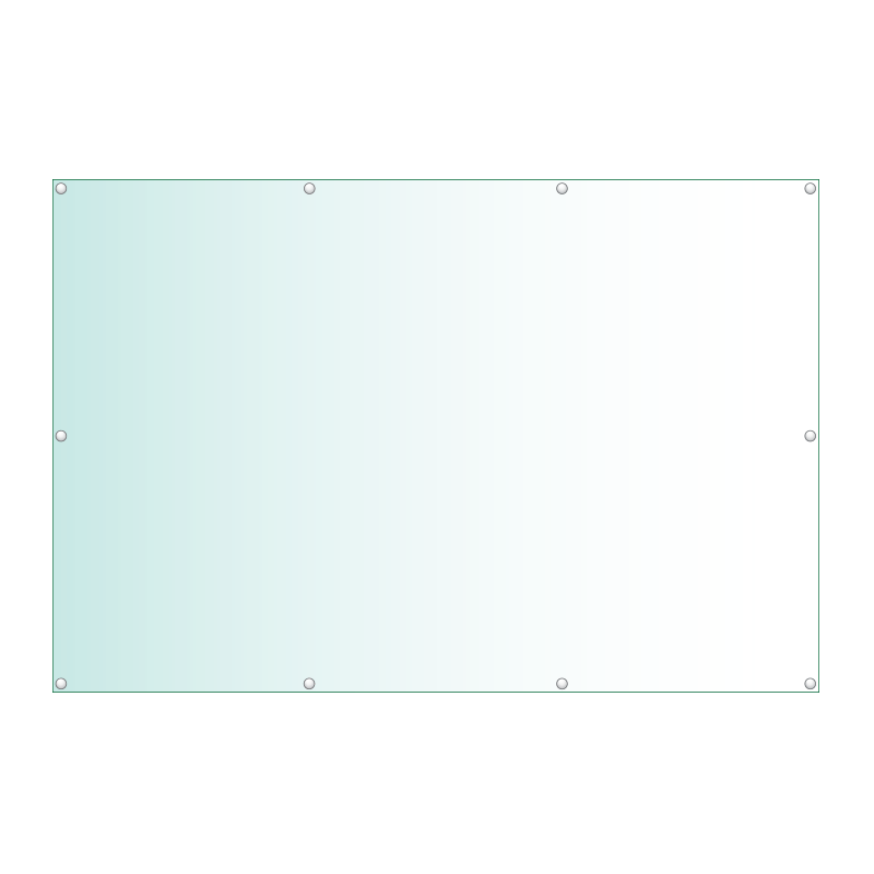 Acrylic Honours Board 1800 x 1200mm, landscape with straight top