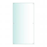 Acrylic Honours Board 600 x 1200mm, portrait with straight top