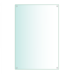 Acrylic Honours Board 600 x 900mm, portrait with straight top