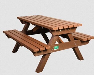 Heavy Duty Picnic Bench Brown