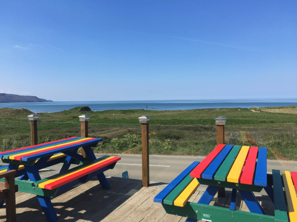 Heavy Duty Picnic Benches Colour Option ainbow
