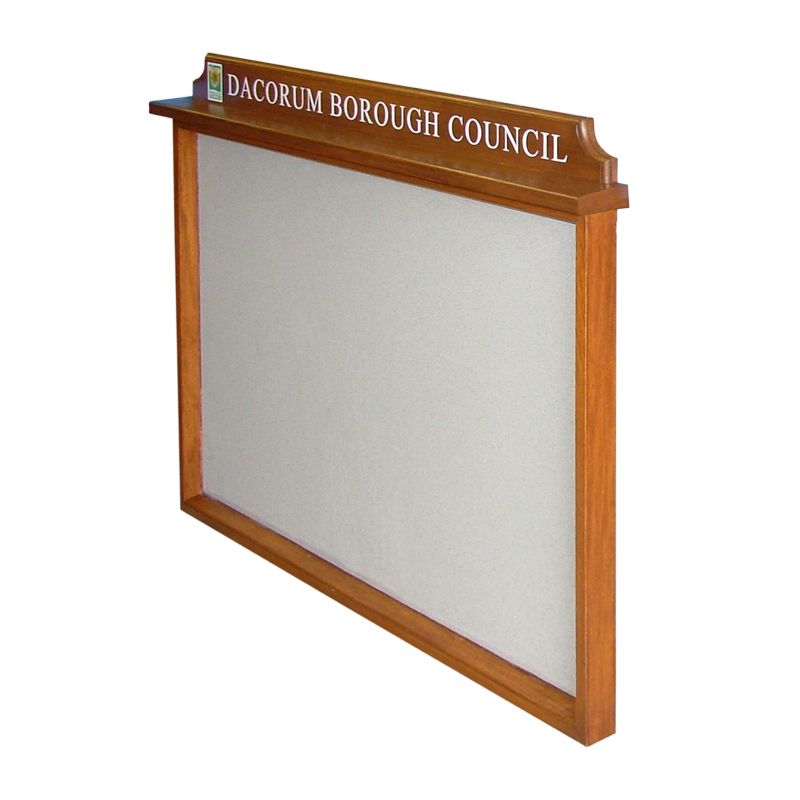 10 x A4 oak noticeboard, unglazed