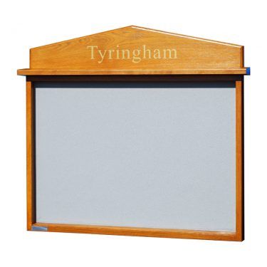 8 x A4 oak noticeboard, unglazed