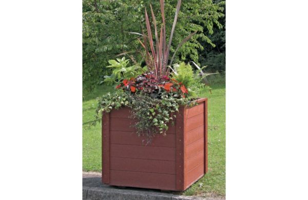 Large Planter Brown