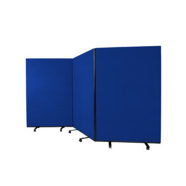 Large Triple Screen Blue