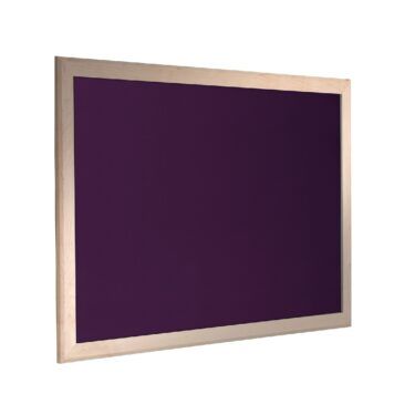 Wood Framed Noticeboard with Fiesta Fabric covering in Masquerade Purple