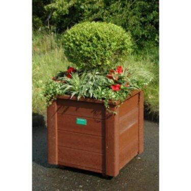 Recycled Plastic Planters Brown