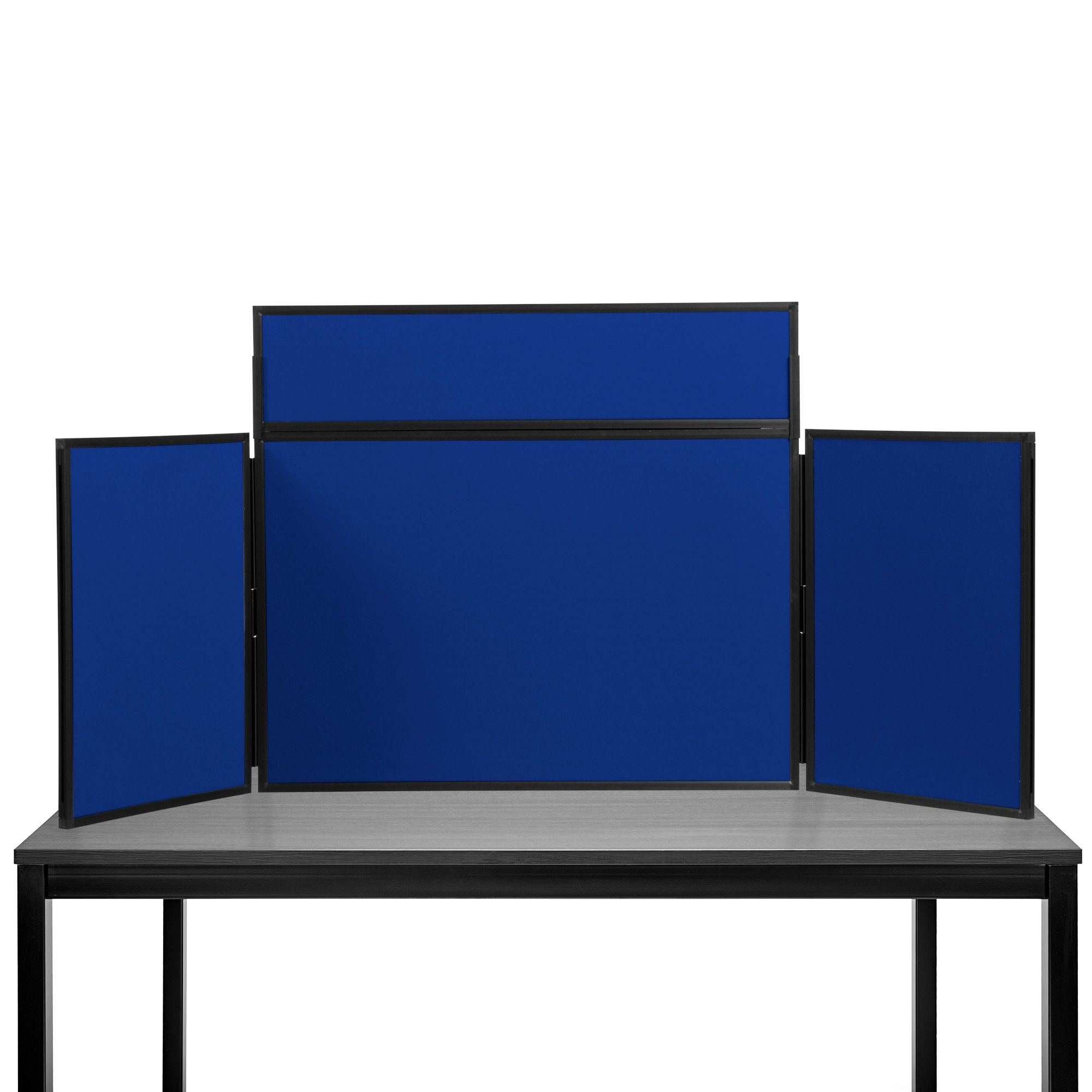 Midi Desktop Display Boards Navy Blue with Black Frame