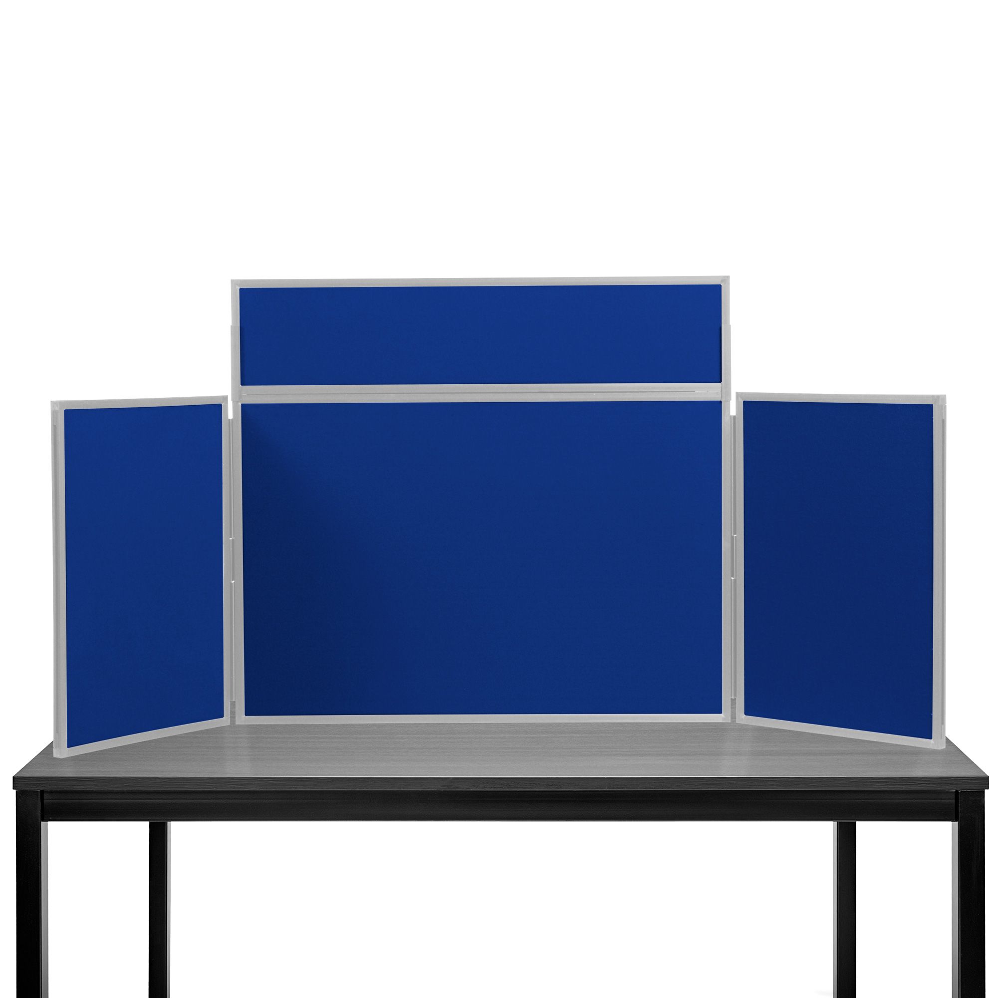 Midi Desktop Display Boards Navy with Grey Frame