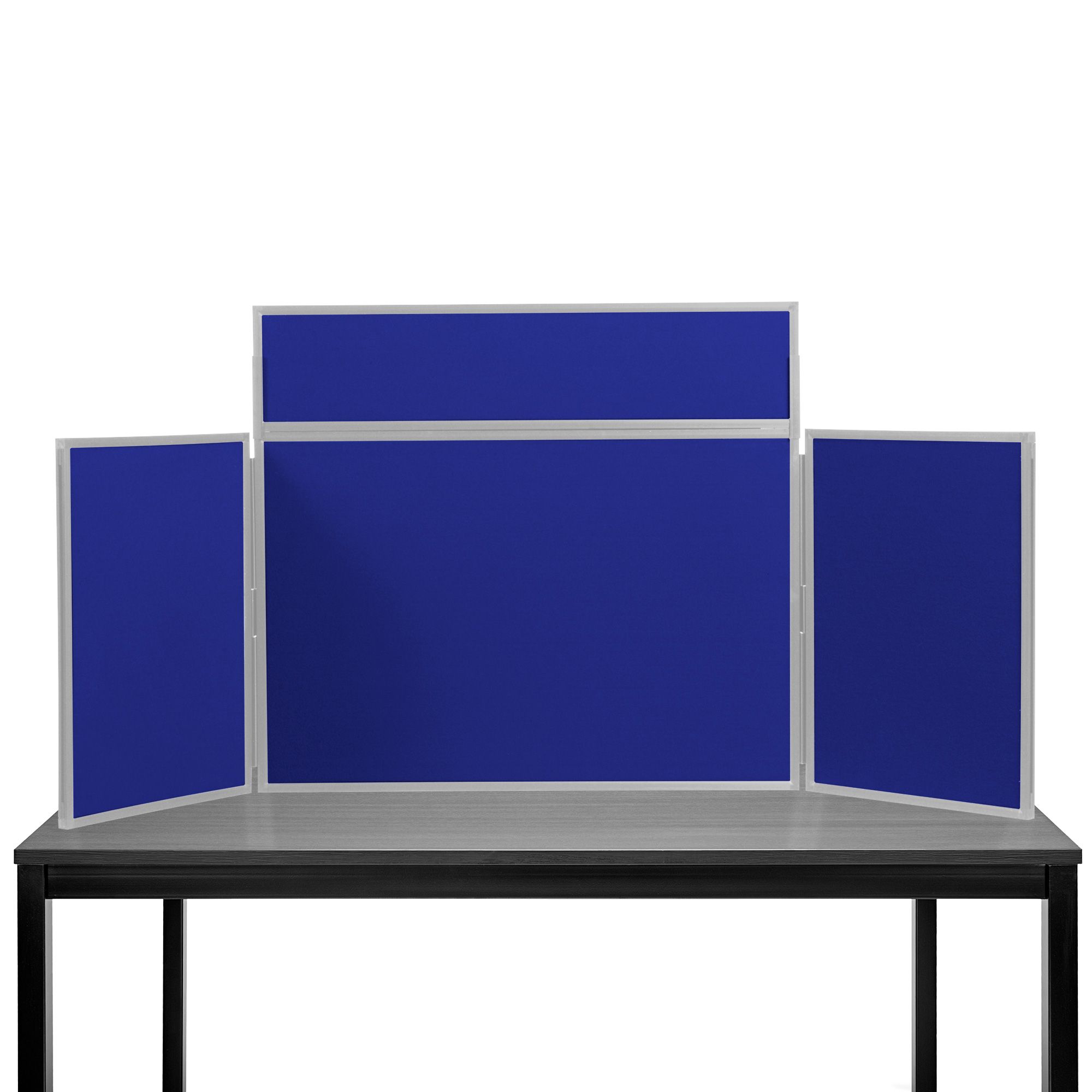 Midi Desktop Display Boards Roual Blue with Grey Frame