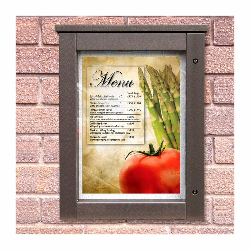 Recycled plastic Smallboard poster case
