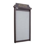 6 x A4 Man-made Timber noticeboard, unglazed, portrait format