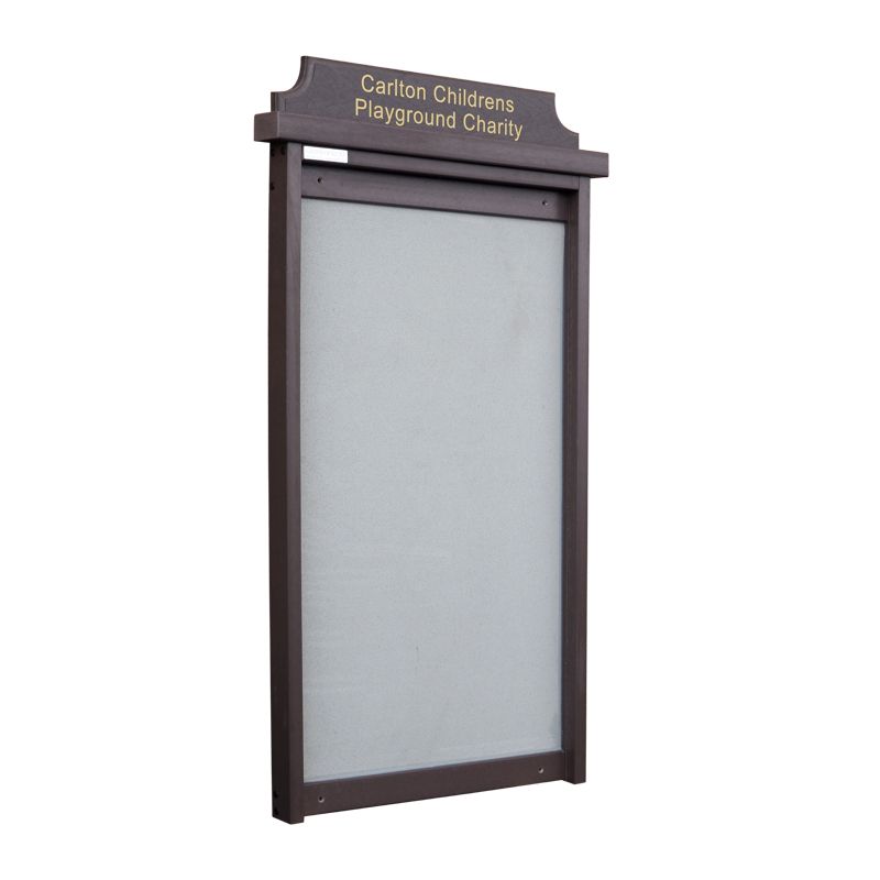 P6A4PU 6 x A4 Man-made Timber noticeboard, unglazed, portrait format