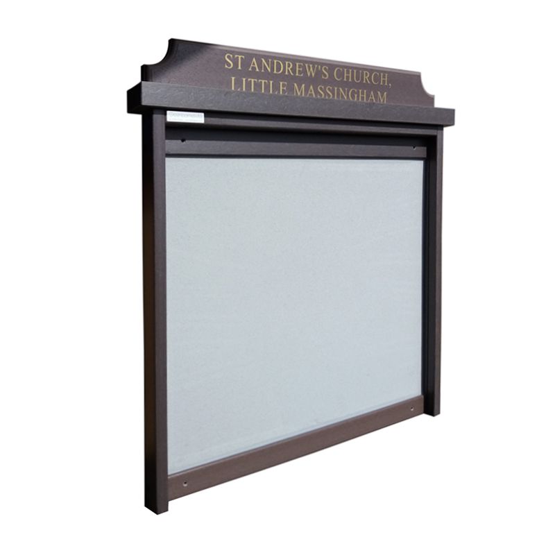 P6A4U-self-healing 6 x A4 Man-made Timber noticeboard, unglazed