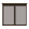 2-bay, 6 x A4 Man-made Timber noticeboard, unglazed, portrait format