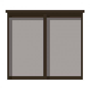 2-bay, 6 x A4 Man-made Timber noticeboard, unglazed, portrait format