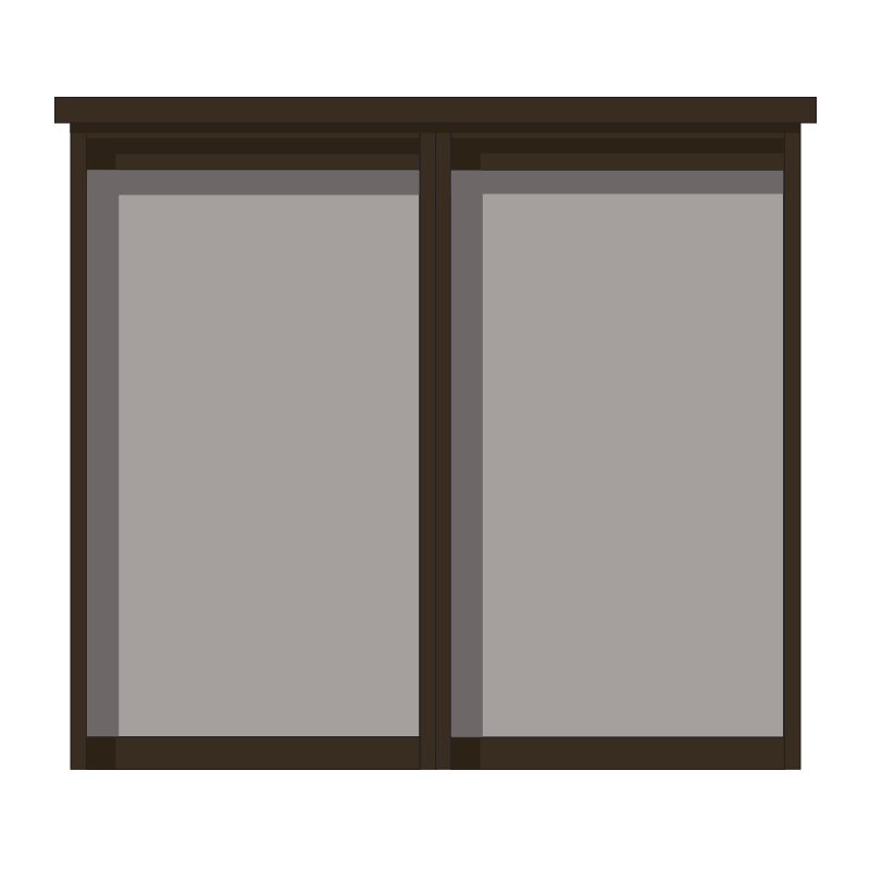PD6A4PU 2-bay, 6 x A4 Man-made Timber noticeboard, unglazed, portrait format
