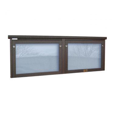 2-bay, 3 x A4 Man-made Timber noticeboard