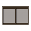 2-bay, 4 x A4 Man-made Timber noticeboard
