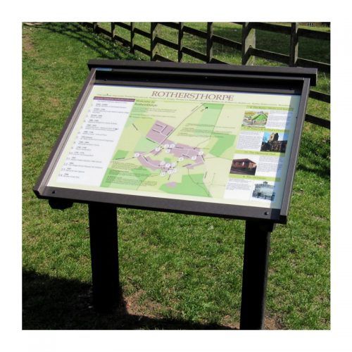 Panel For Reading A2 lectern-mounted interpretation panel,maintenance-free recycled plastic