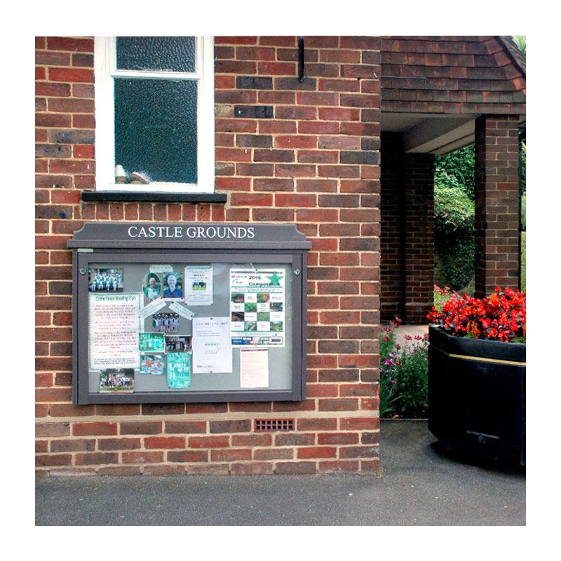 10 x A4 Man-made Timber noticeboard, wall-mounted, Guildford Borough Council