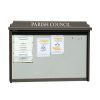 10 x A4 Man-made Timber noticeboard, unglazed
