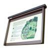 3 x A4 Man-made Timber noticeboard, unglazed with encapsulated information panel, Tingewick Church