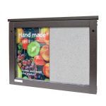 A2, landscape Man-made Timber Smallboard poster case