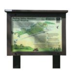 PSBA2L-post-mounted-with-encapsulated-graphic-panel
