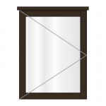 A2, portrait Man-made Timber Smallboard poster case