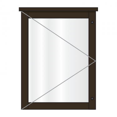 A2, portrait Man-made Timber Smallboard poster case