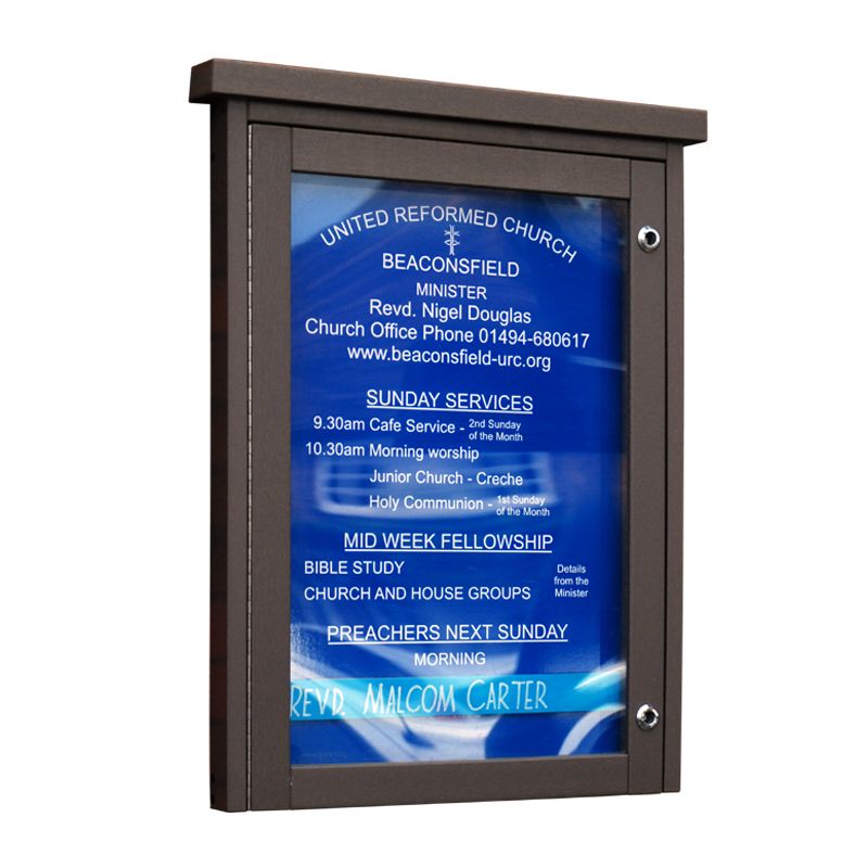 4 x A4 Man-made Timber noticeboard