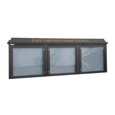 3-bay, 6 x A4 Man-made Timber noticeboard