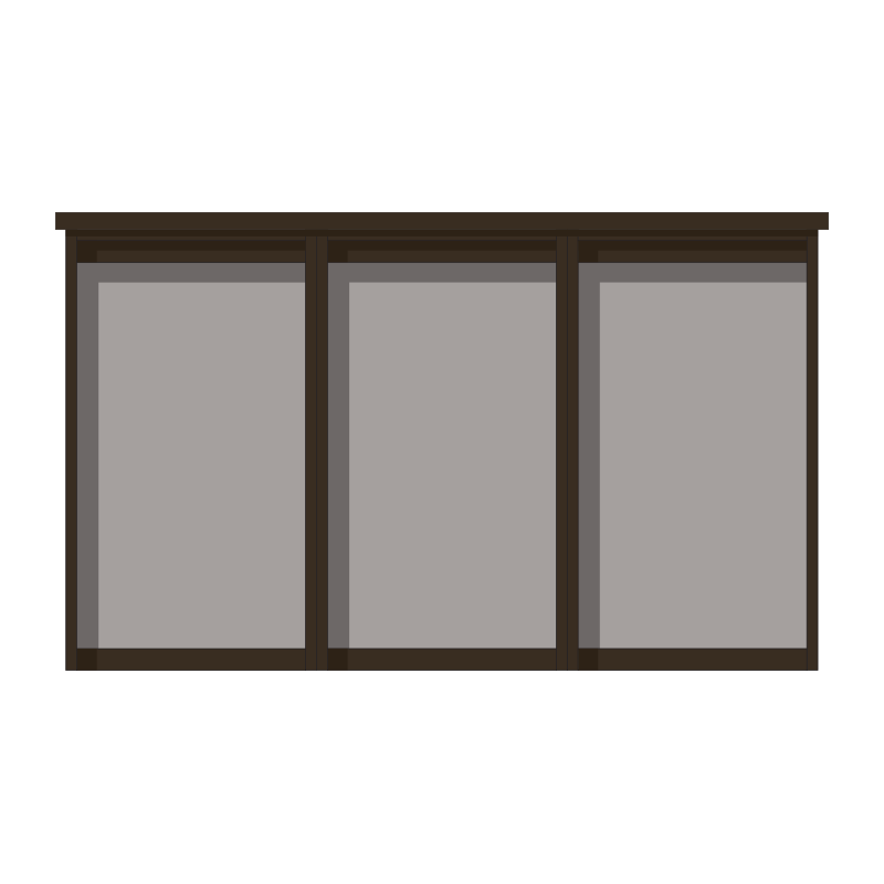PT6A4PU 3-bay, 6 x A4 Man-made Timber noticeboard, unglazed