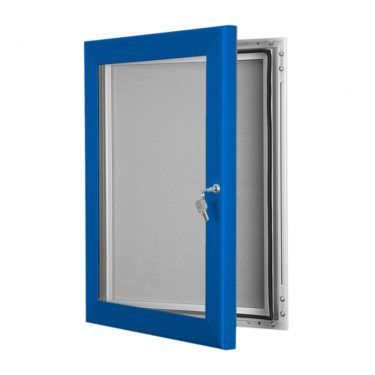 Pinnable aluminium poster case