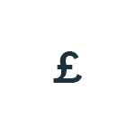 Single £ symbol
