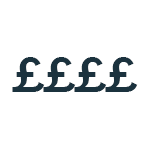 4 x £ symbol