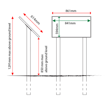 SIPA1 interpretation panel sizes