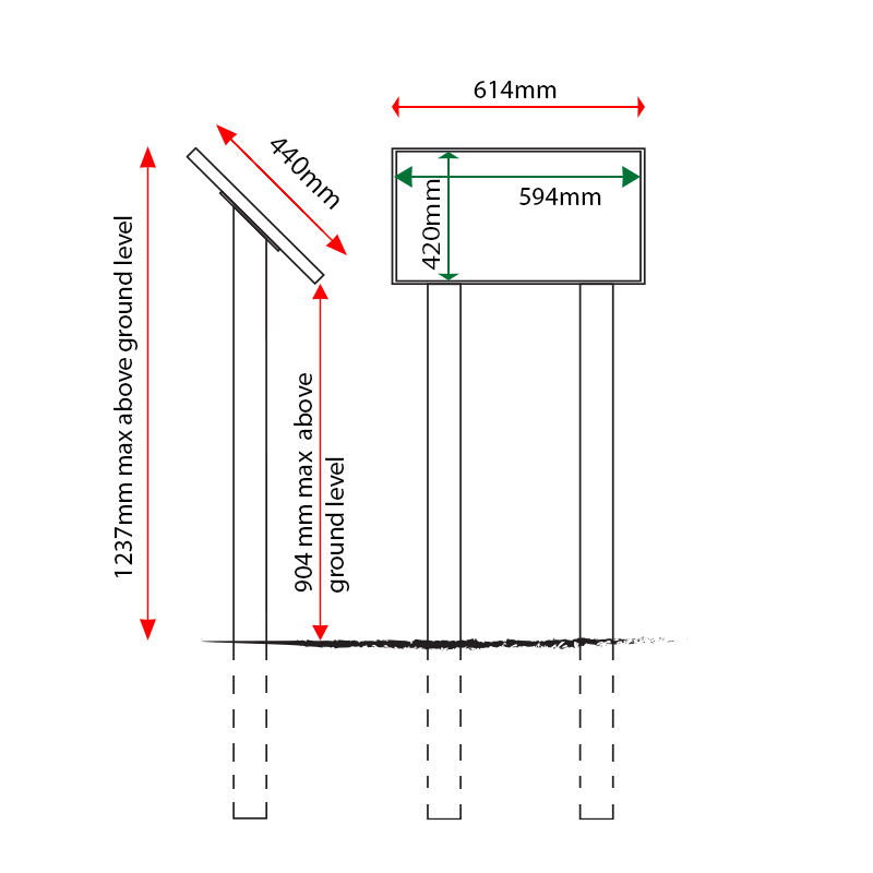 SIPA2 interpretation panel sizes (2 legs)