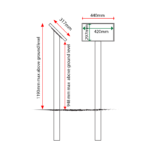 SIPA3 interpretation panel sizes (single leg)