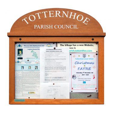 A2 landscape oak Smallboard poster case