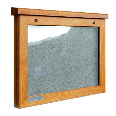 A3 landscape oak Smallboard poster case