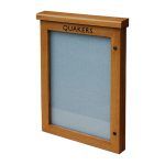 A3 portrait oak Smallboard poster case