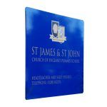 Aluminium sign panel 600 x 600mm