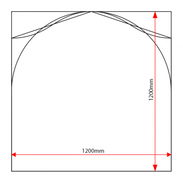 ST1212 sign tray dimensions