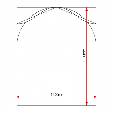 ST1215 sign tray dimensions