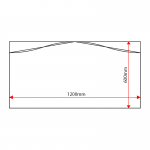 ST126 sign tray dimensions