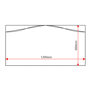 ST126 sign tray dimensions