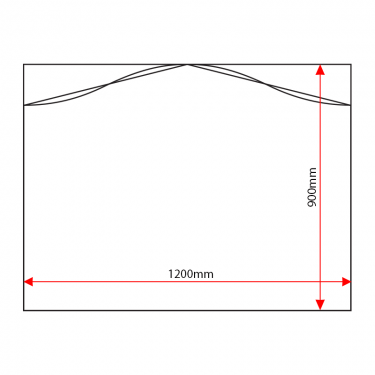 ST129 sign tray dimensions