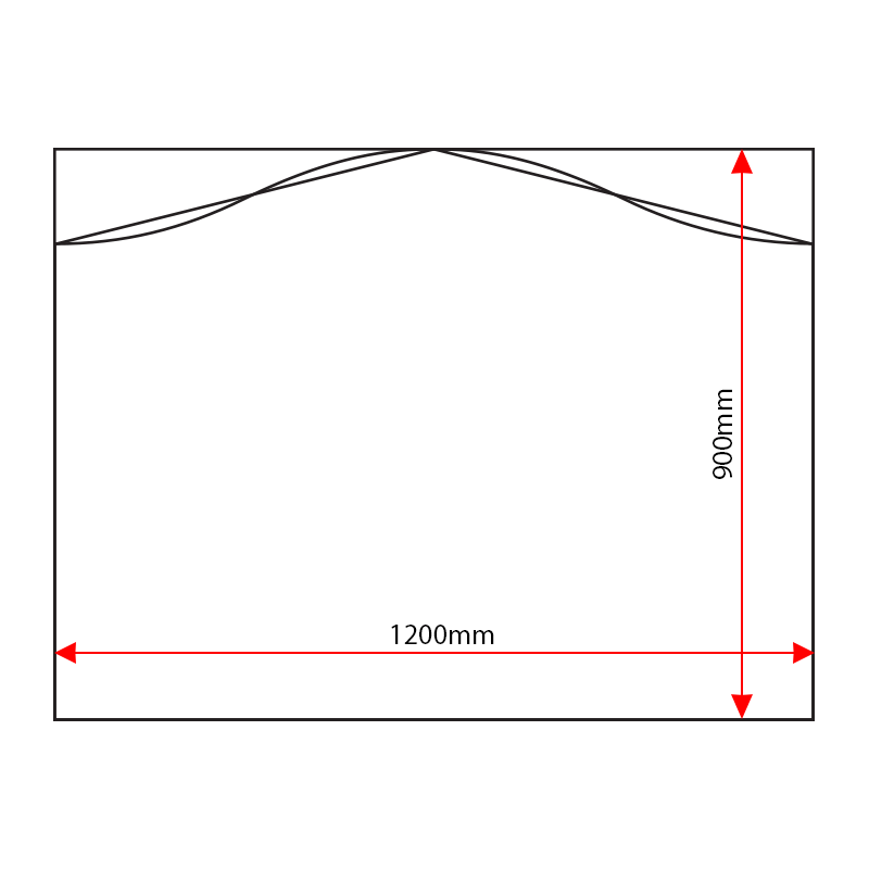 ST129 sign tray dimensions